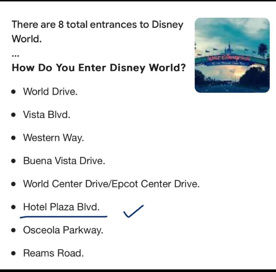 Disney 1 Mile , Blue Heron 1 Room 2 Bath,Amenities,6 Guests, Walk To Restaurants, No Fees At Check In Appartement *